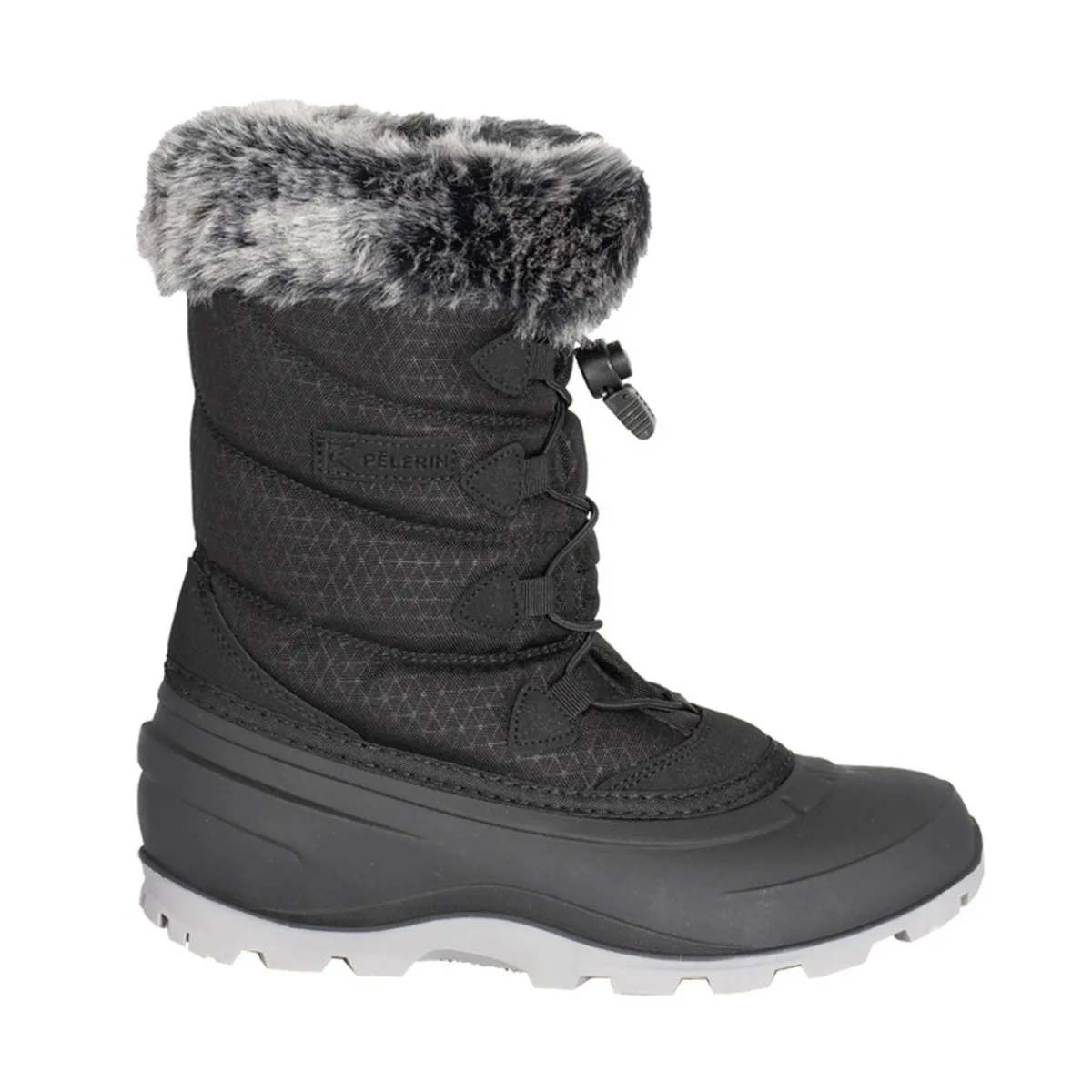 Pèlerin Casual Shoes|Sandals And Mules<Women's Shiva Waterproof Nylon Winter Boots Black
