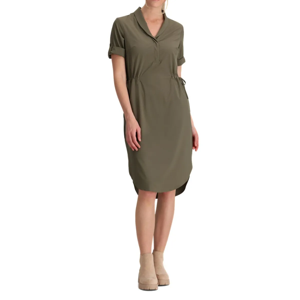 Royal Robbins Sweaters|Shirts<Women's Short Sleeved Spotless Traveler Dress Everglade