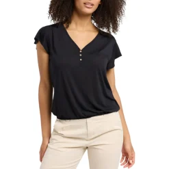 Ragwear Sweaters|Shirts<Women's Sillas T-Shirt Black