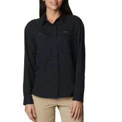 Columbia Sweaters|Shirts<Women's Silver Ridge Utility Long Sleeve Shirt Black