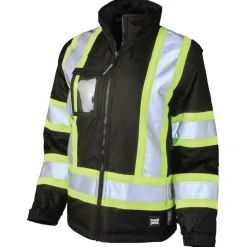 Tough Duck Safety Equipment|Safety Shoes<Women's SJ46 Poly Oxford 5-In-1 Safety Jacket