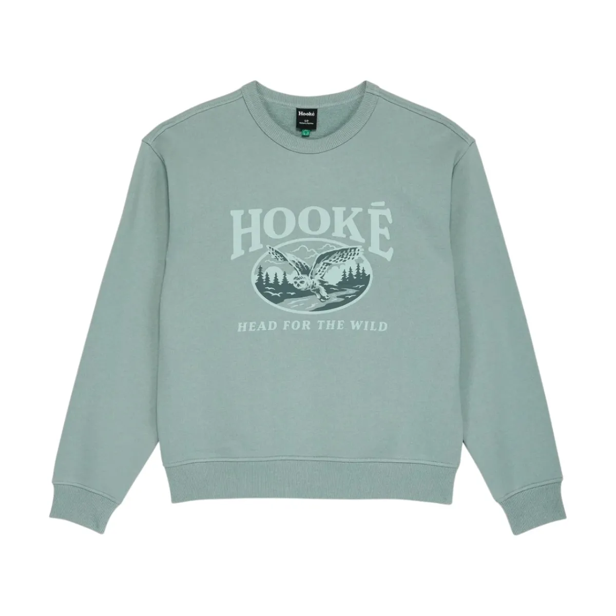 Hooké Waders And Wading Boots|Fishing Shirts And T-Shirts<Women's Snowy Owl Crewneck Slate