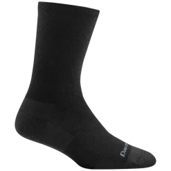 Darn Tough Boxers And Panties|Shirts And Sports Bras<Women's Solid Basic Crew Lightweight Lifestyle Socks Black