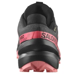 Salomon Casual Shoes|Sandals And Mules<Women's SPEEDCROSS 6 Gore-tex Trail Running Shoes Nine Iron / Black / Flamingo Pink