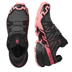 Salomon Casual Shoes|Sandals And Mules<Women's SPEEDCROSS 6 Gore-tex Trail Running Shoes Nine Iron / Black / Flamingo Pink