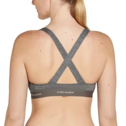 Icebreaker Boxers And Panties|Shirts And Sports Bras<Women's Sprite 125 Cool-Lite™ Merino Blend Racerback Bra Gritstone Heather
