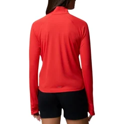 Columbia Sweaters|Shirts<Women's Stealth Spring™ Long Sleeve Half Zip Shirt Poppy Red