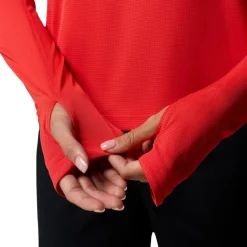 Columbia Sweaters|Shirts<Women's Stealth Spring™ Long Sleeve Half Zip Shirt Poppy Red