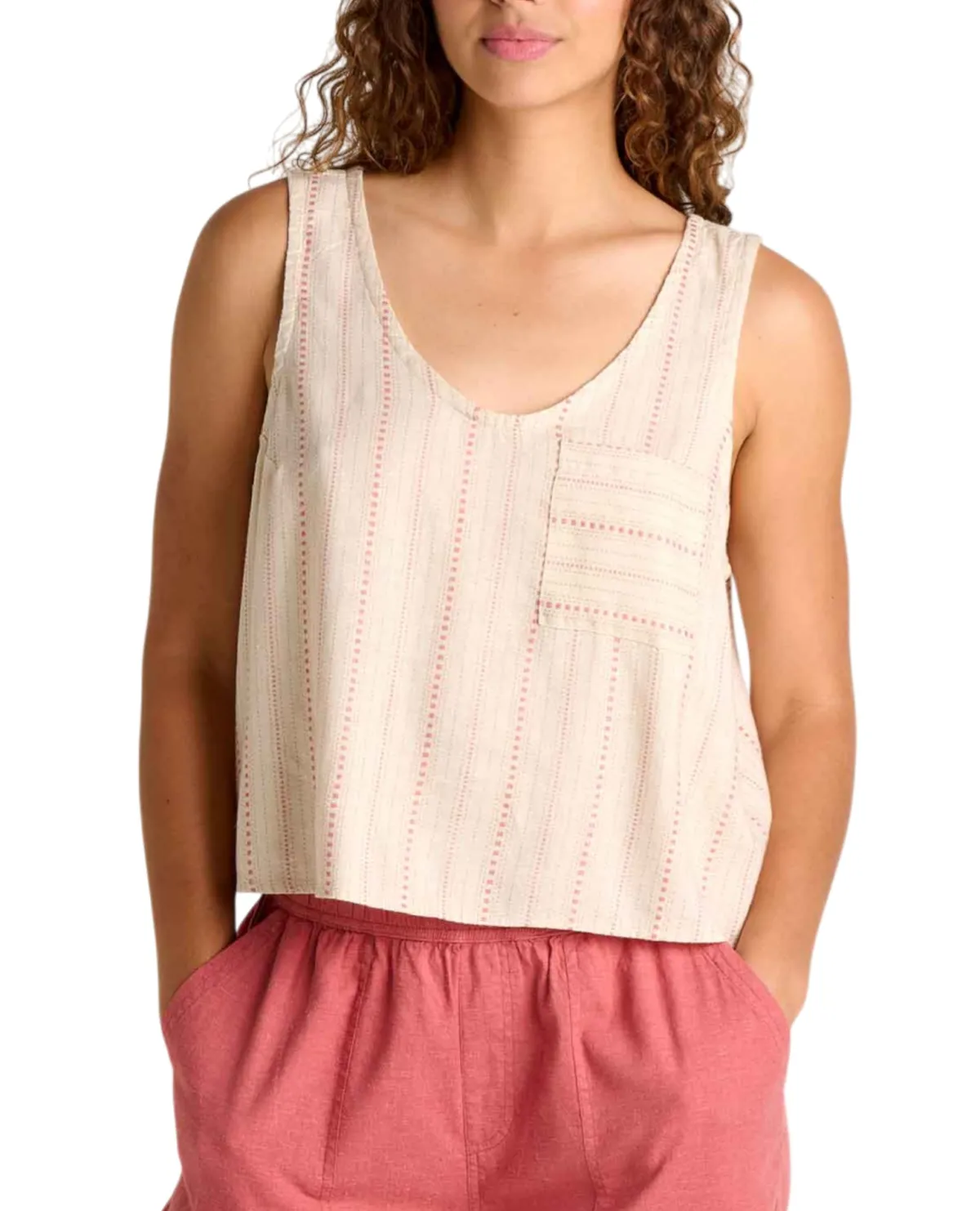 Toad and Co. Sweaters|Shirts<Women's Taj Hemp Button Back Tank
