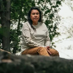 Hooké Waders And Wading Boots|Fishing Shirts And T-Shirts<Women's Tapiskwan Oversized Long Sleeve T-Shirt Heather Oatmeal