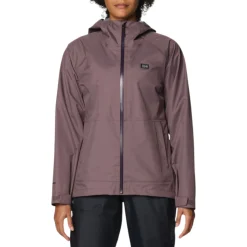 Mountain Hardwear Insulated Jackets|Windbreaker Jackets<Women's Threshold™ Rain Jacket Purple Sage