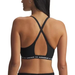 Under Armour Boxers And Panties|Shirts And Sports Bras<Women's UA Cross Back Sports Bra Ultimate Black / White