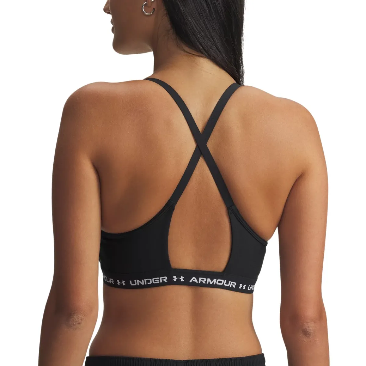 Under Armour Boxers And Panties|Shirts And Sports Bras<Women's UA Cross Back Sports Bra Ultimate Black / White