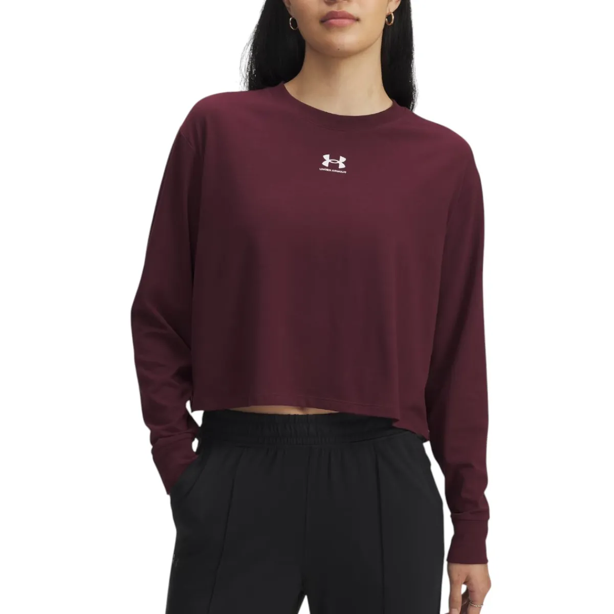 Under Armour Sweaters|Shirts<Women's UA Rival Boxy Long Sleeve