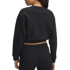 Under Armour Sweaters|Shirts<Women's UA Rival Fleece Piped Crew Sweater Black / White