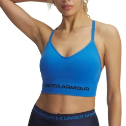 Under Armour Boxers And Panties|Shirts And Sports Bras<Women's Vanish Seamless Low Sports Bra Blue Atlantis / Washed Navy