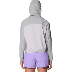 Mountain Hardwear Insulated Jackets|Windbreaker Jackets<Women's Wind Veil™ Hooded Jacket Half Moon Grey