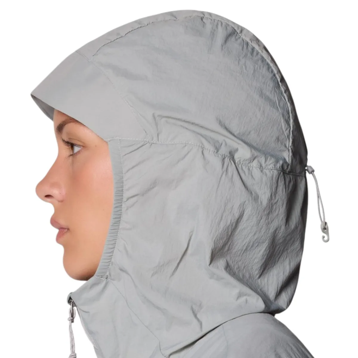 Mountain Hardwear Insulated Jackets|Windbreaker Jackets<Women's Wind Veil™ Hooded Jacket Half Moon Grey